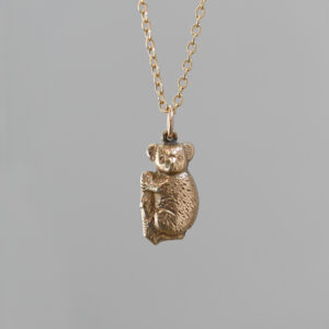 Cutie 9ct gold puffy koala charm, 1978