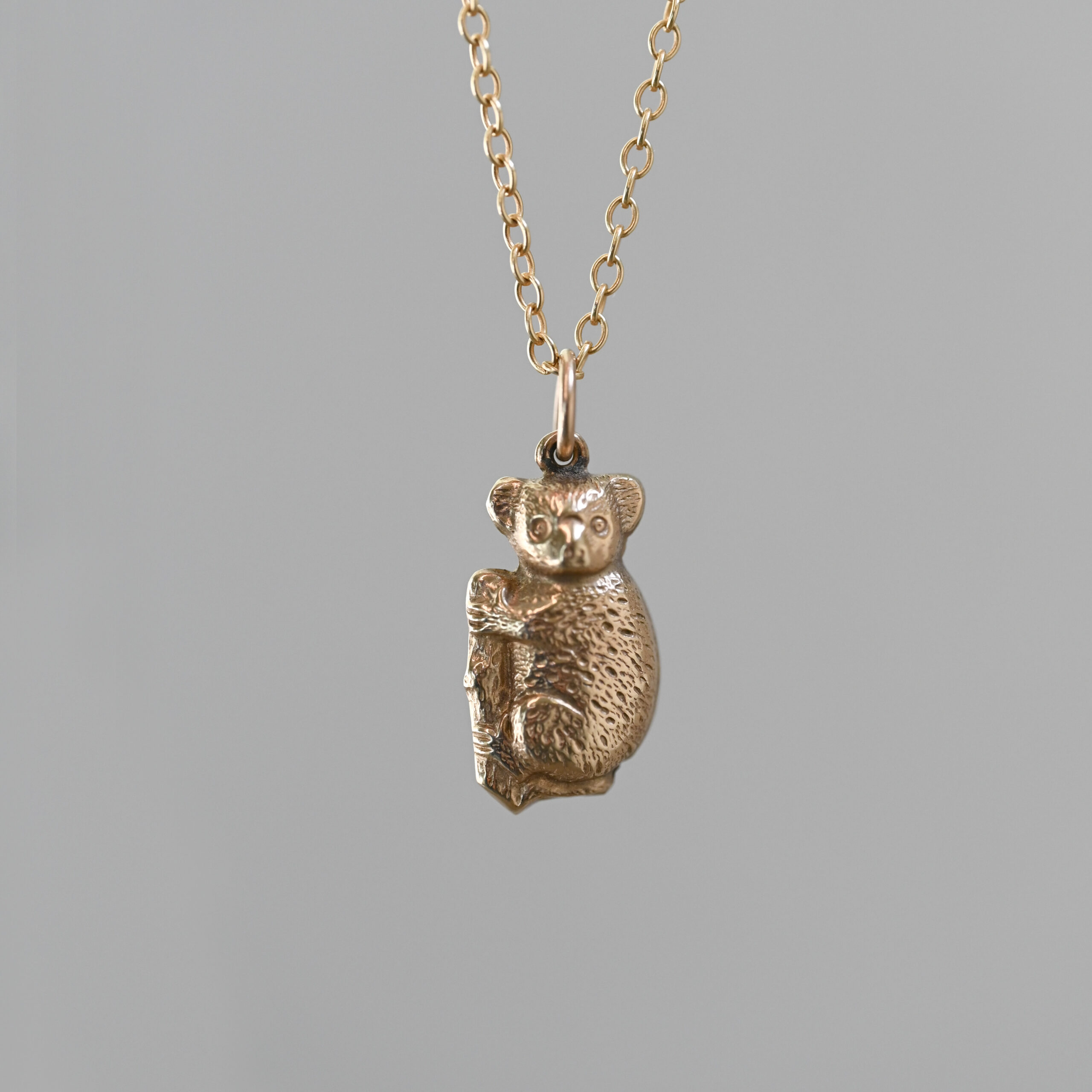 Cutie 9ct gold puffy koala charm, 1978